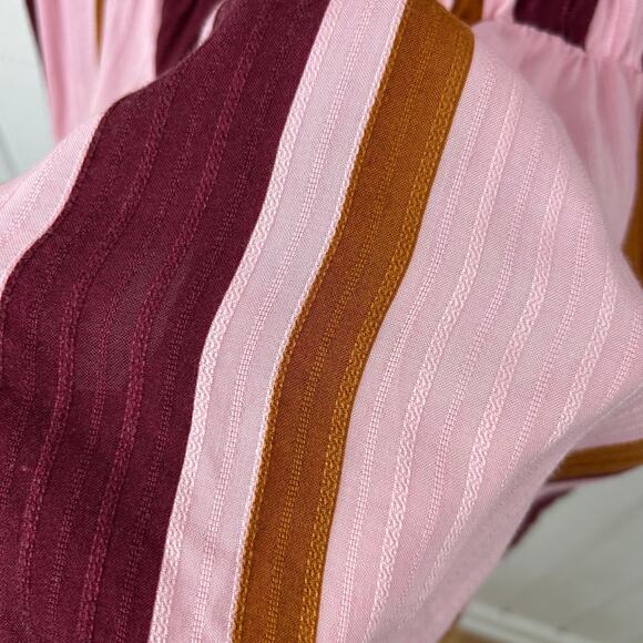 Lane Bryant Women Peplum Top Sleeveless Lightweight Pink Spring Casual Size 24 - Picture 4 of 10